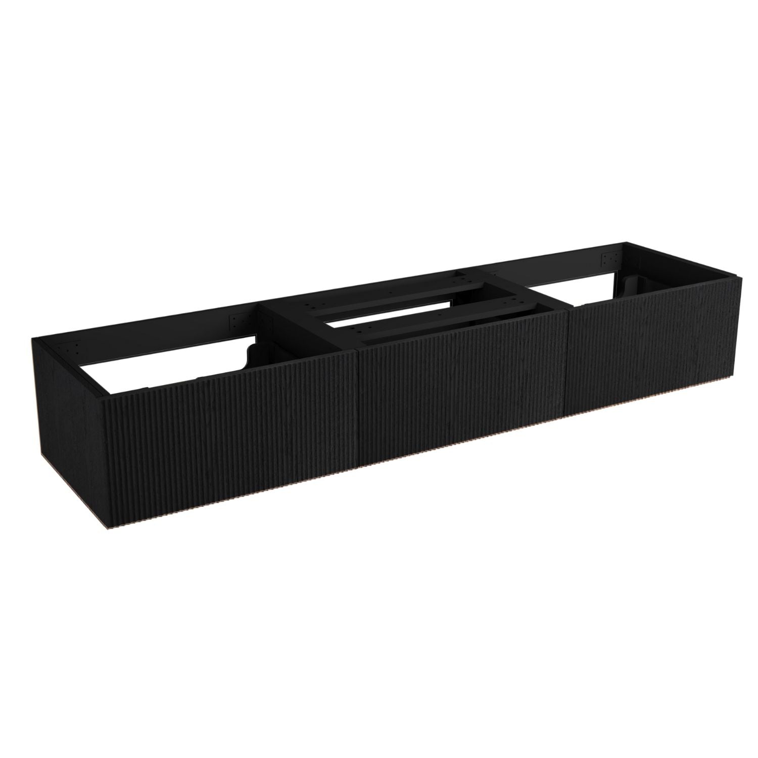 VikingBad MIE Demi Bølge Servantskap Svart eik / 120cm VikingBad Servantskap VB-116919