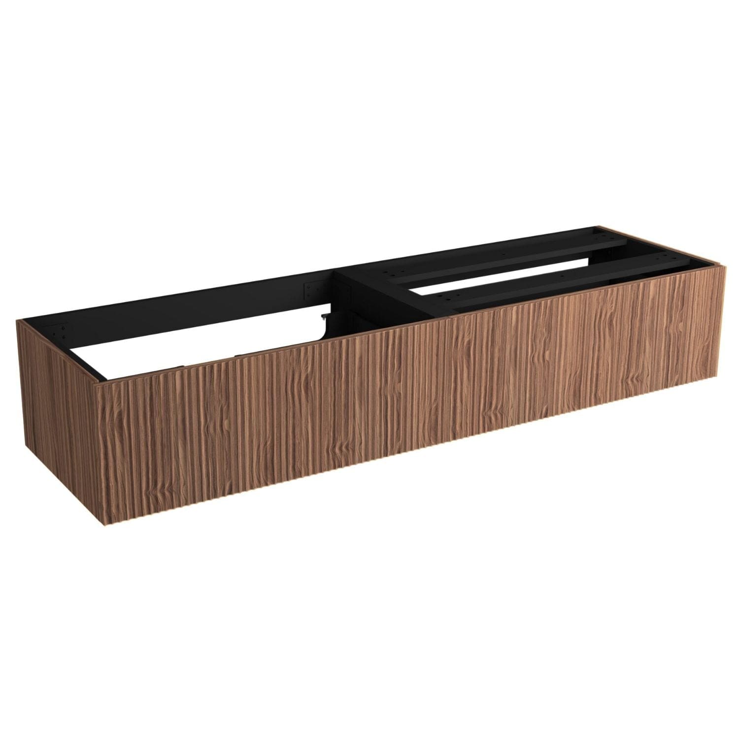 VikingBad MIE Demi Bølge Servantskap Valnøtt / 120cm VikingBad Servantskap VB-116921