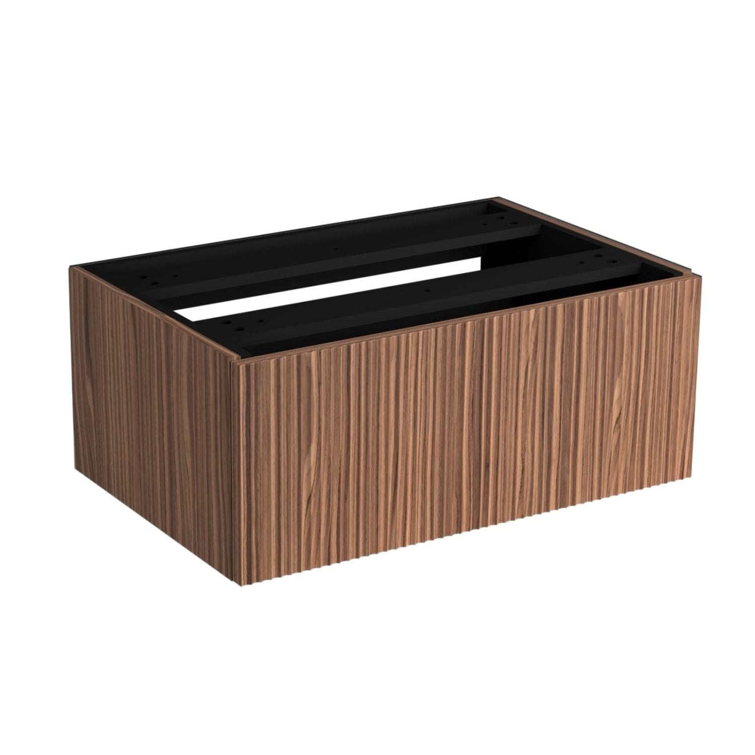 VikingBad MIE Demi Bølge Sideskap Valnøtt / 60cm VikingBad Sideskap bad VB-116964