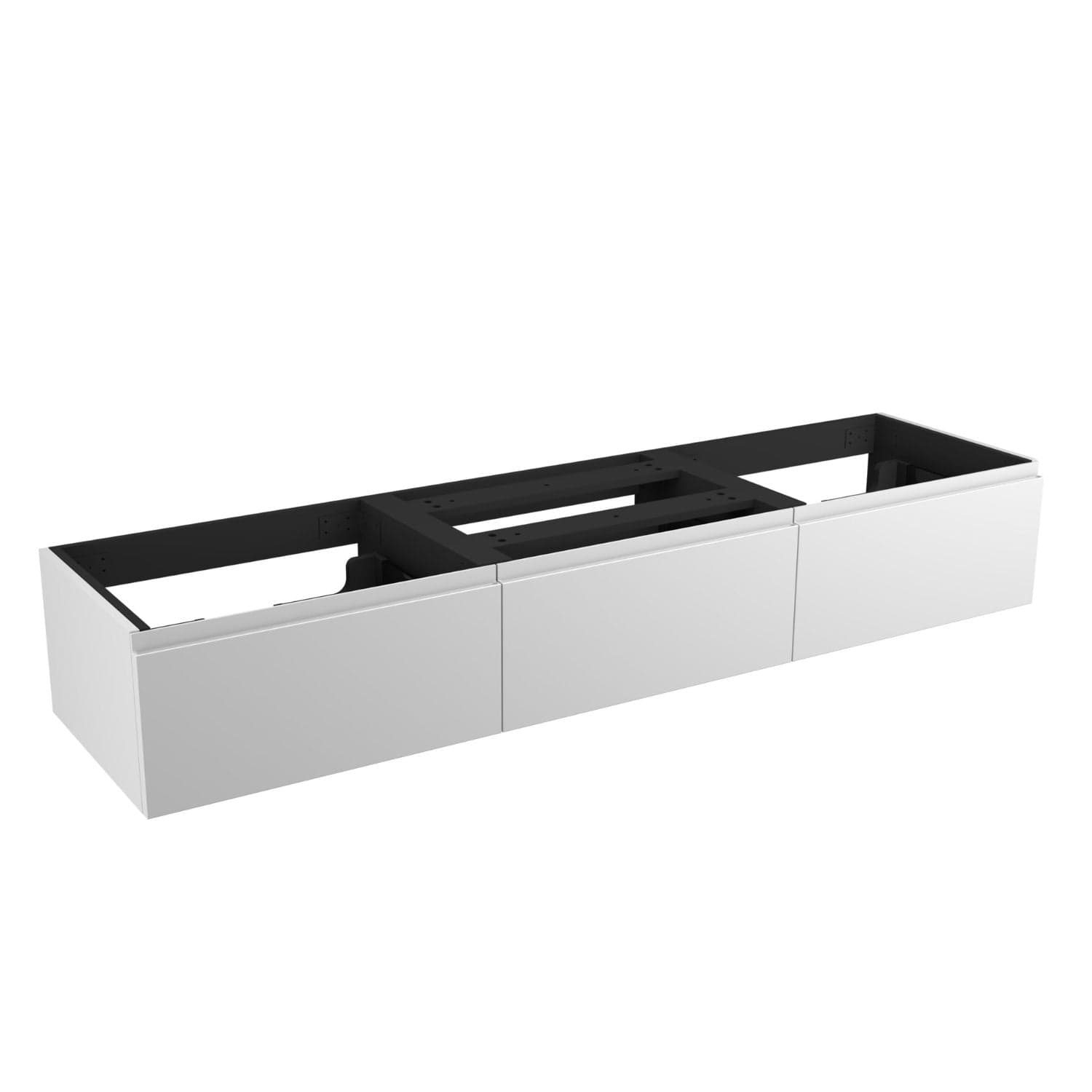 VikingBad Mie Demi Fingergrep Servantskap 180 cm Hvit / 180cm dobbel VikingBad Servantskap VB-116350