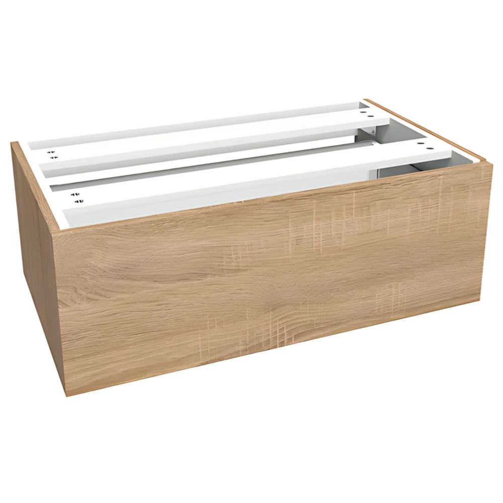 VikingBad MIE DEMI Sideskap slett B(60-90)xH46xD29 cm Lys eik / 80cm VikingBad Sideskap bad VB-116144