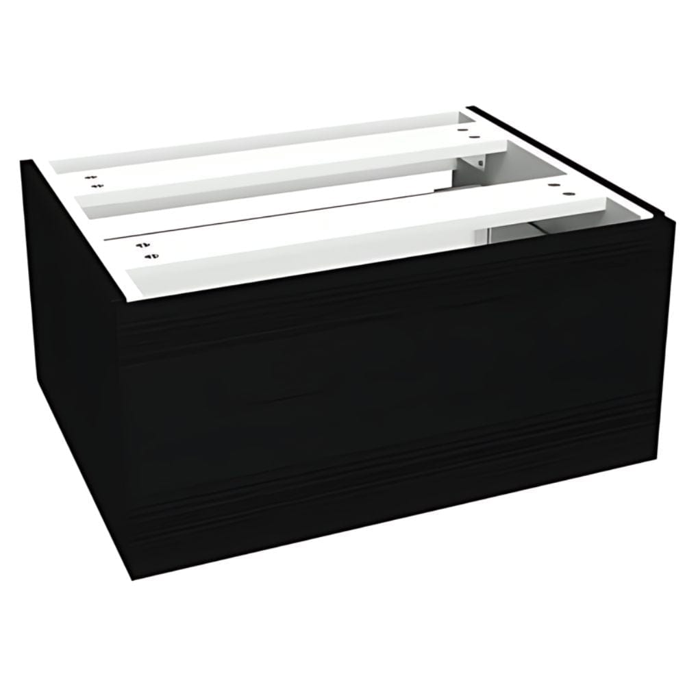 VikingBad MIE DEMI Sideskap slett B(60-90)xH46xD29 cm Svart eik / 60cm VikingBad Sideskap bad VB-116135