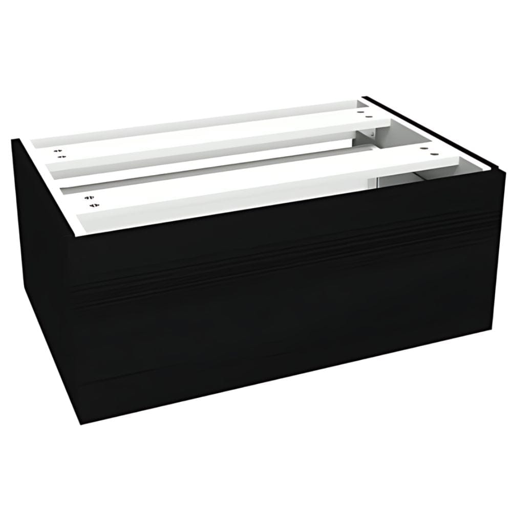 VikingBad MIE DEMI Sideskap slett B(60-90)xH46xD29 cm Svart eik / 70cm VikingBad Sideskap bad VB-116140