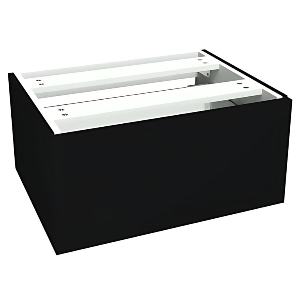 VikingBad MIE DEMI Sideskap slett B(60-90)xH46xD29 cm Svart matt / 60cm VikingBad Sideskap bad VB-116136