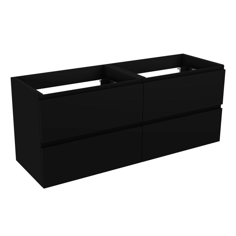 VikingBad MIE FINGERGREP Servantskap Svart matt / 120cm VikingBad Servantskap VB-115651