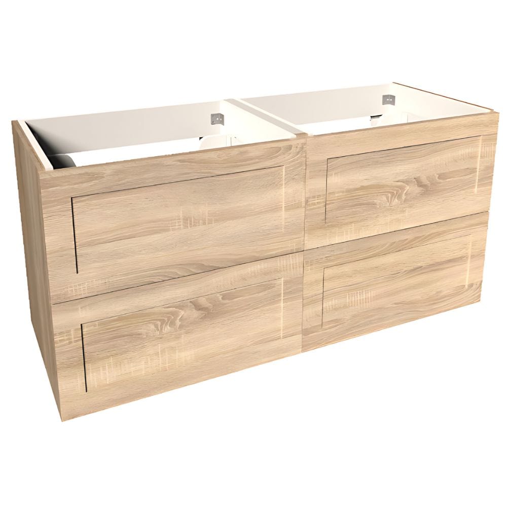 VikingBad MIE RAMME Servantskap Lys eik / 120cm dobbel VikingBad Servantskap VB-114477