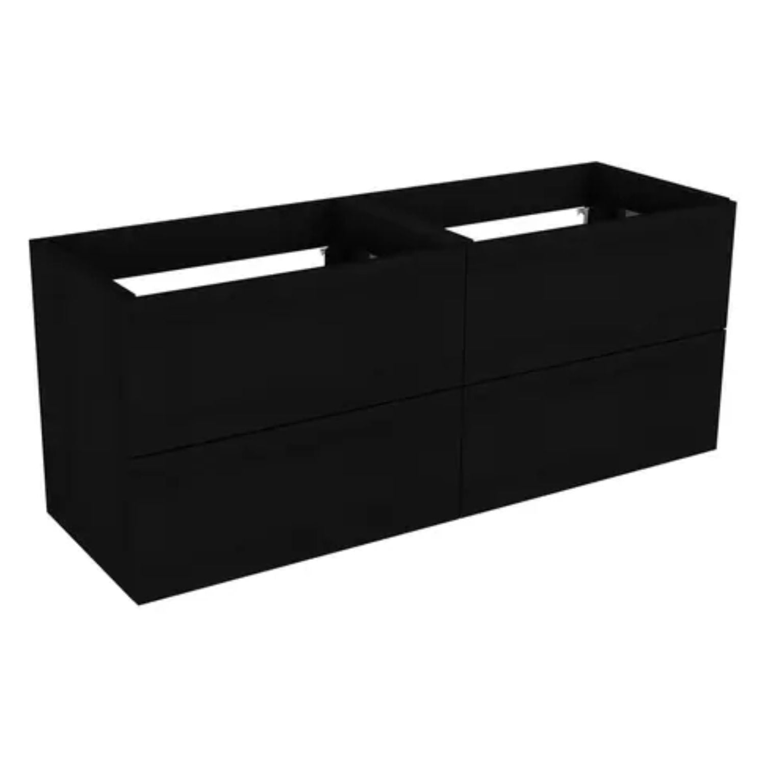 VikingBad MIE SLETT Servantskap Svart matt / 200cm dobbel VikingBad Servantskap VB-115677