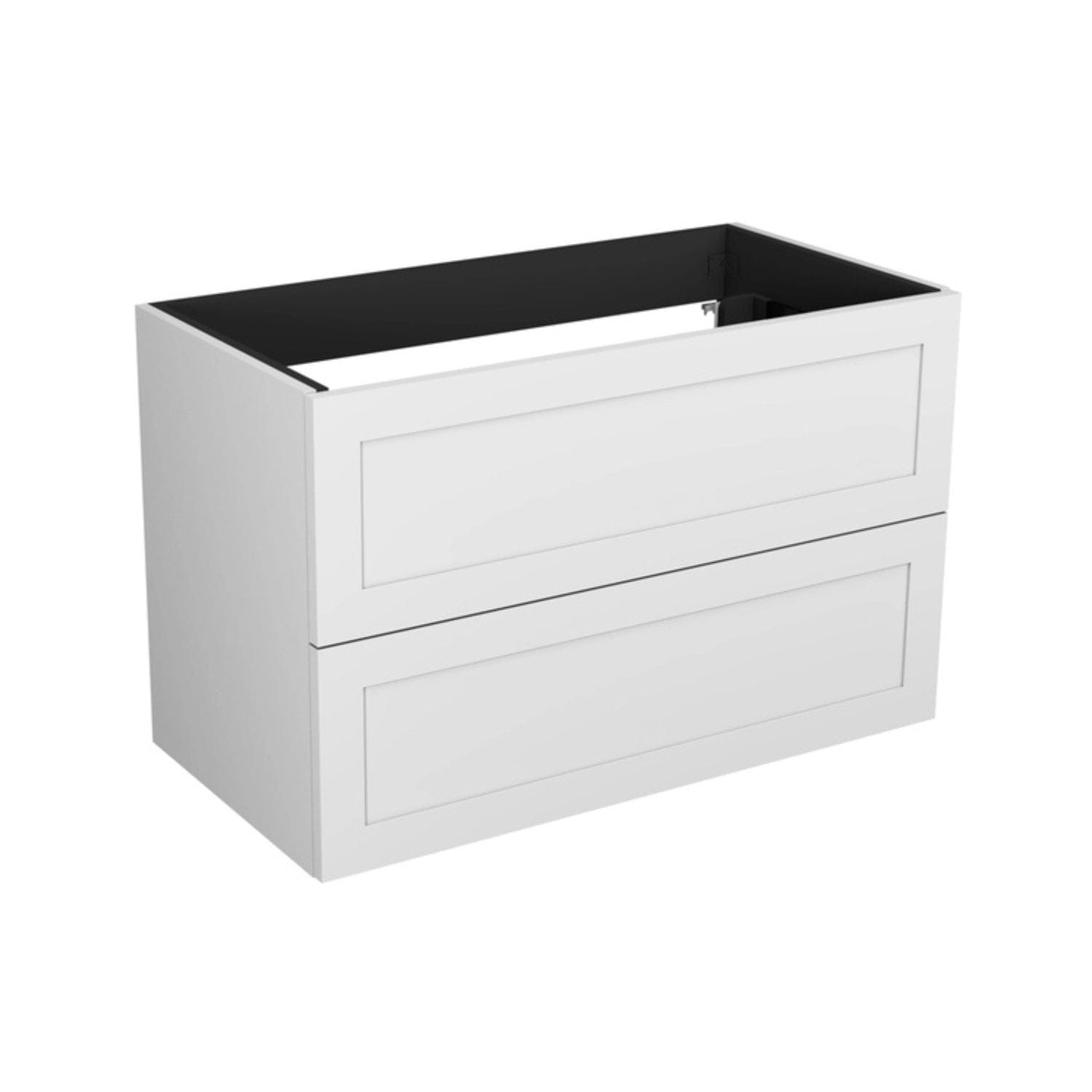 VikingBad MIE SLIM Ramme Servantskap Hvit høyglans / 60cm VikingBad Servantskap VB-114549