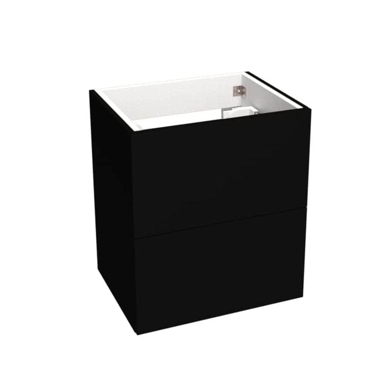 VikingBad MIE SLIM Slett Servantskap Svart matt / 50cm VikingBad Servantskap VB-115678