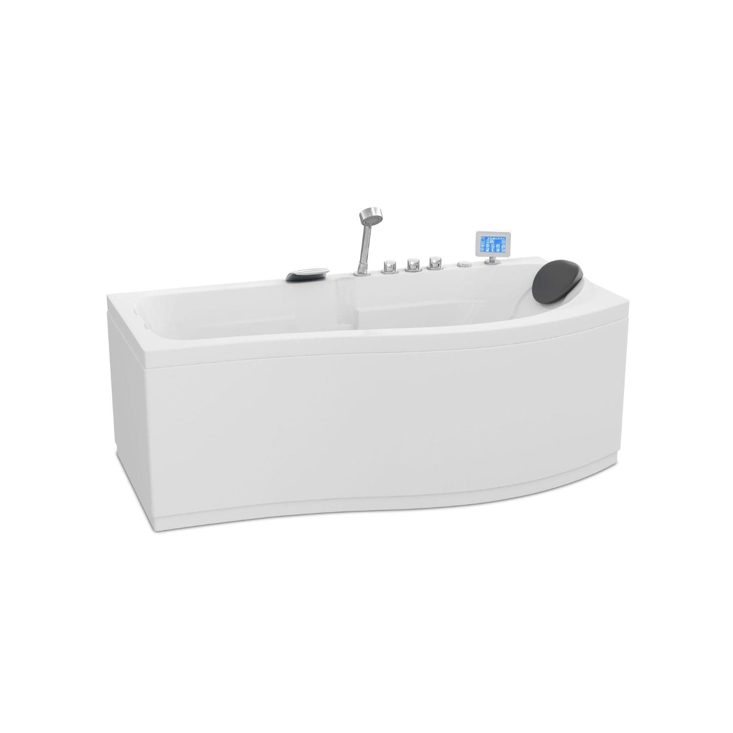 VikingBad Raet Massasjebad 173 170cm / Standard / Venstre VikingBad Boblebadekar VB-107074