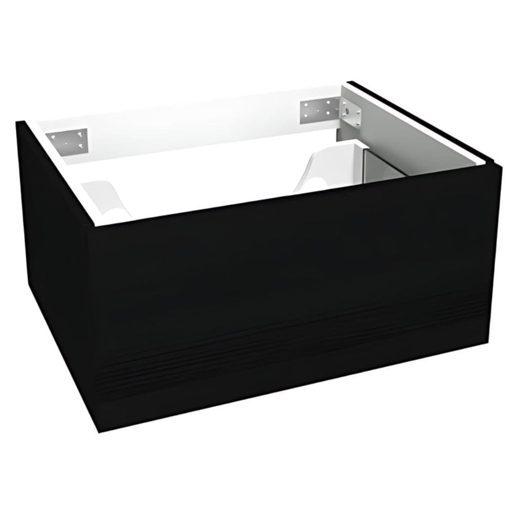 VikingBad Servantskap slett MIE DEMI Mål: B(60-180)xH46xD29 cm Svart eik / 60cm VikingBad Servantskap VB-116115