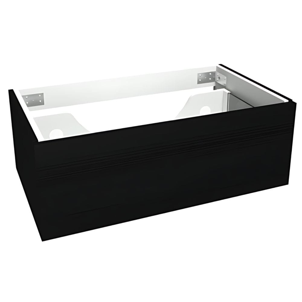 VikingBad Servantskap slett MIE DEMI Mål: B(60-180)xH46xD29 cm Svart eik / 80cm VikingBad Servantskap VB-116125