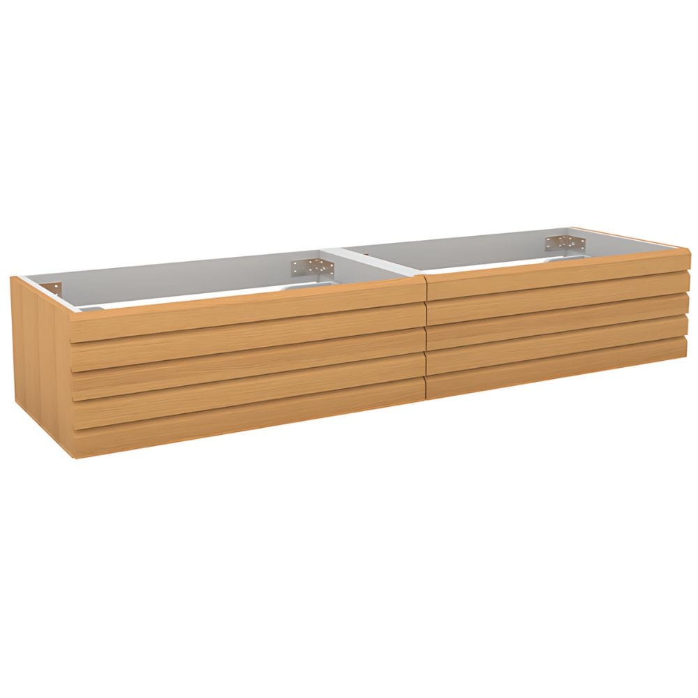 VikingBad Servantskap stav MIE DEMI Mål: B(120-180)xH46xD29 cm Eik / 160cm dobbel VikingBad Servantskap VB-116304