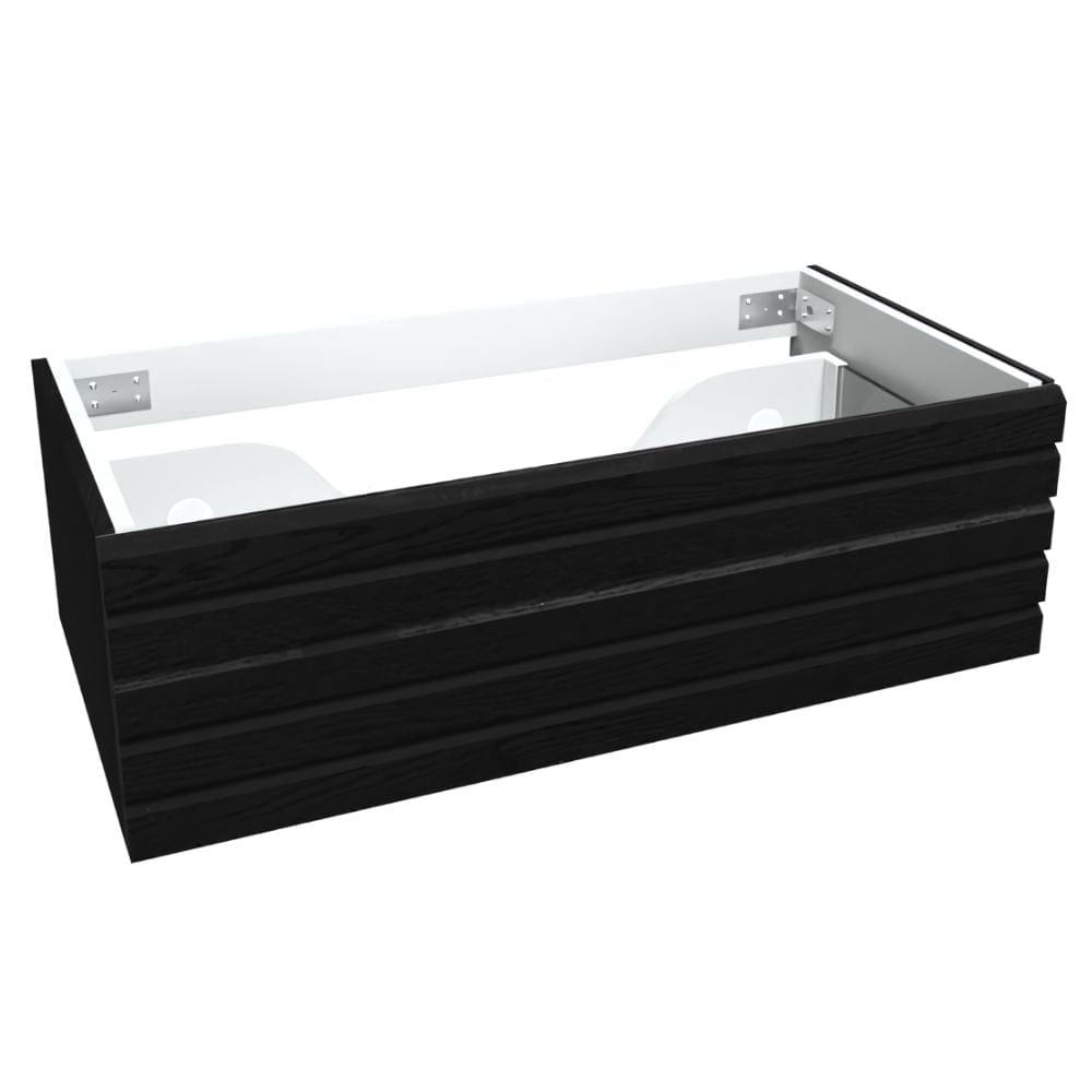 VikingBad Servantskap stav MIE DEMI Mål: B(60-200)x46x29 cm Svart eik / 90cm VikingBad Servantskap VB-116163