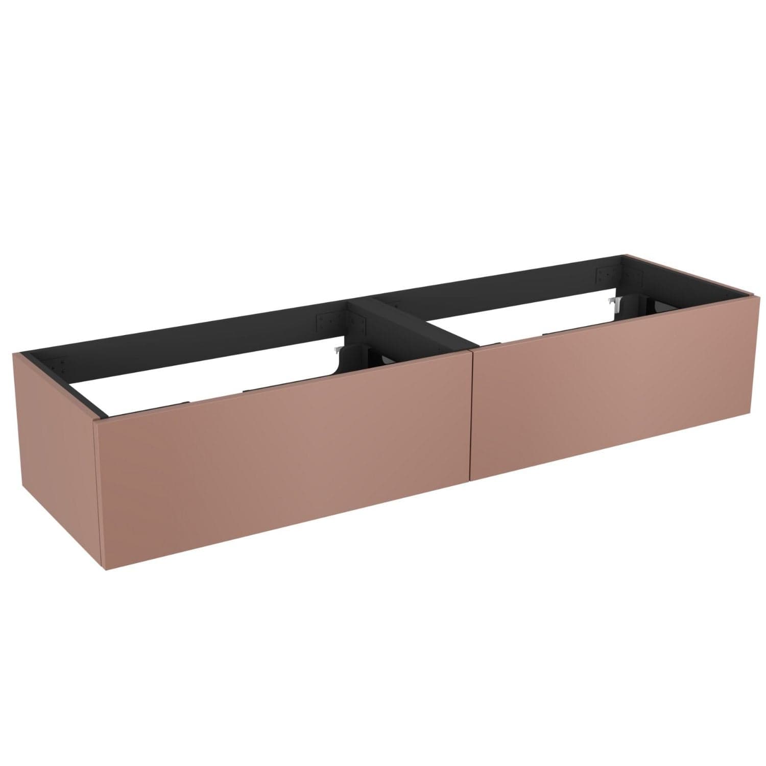 VikingBad Servantskap trend MIE DEMI Mål: B(120-180)xH46xD29 cm Plomme / 160cm dobbel VikingBad Servantskap VB-116643