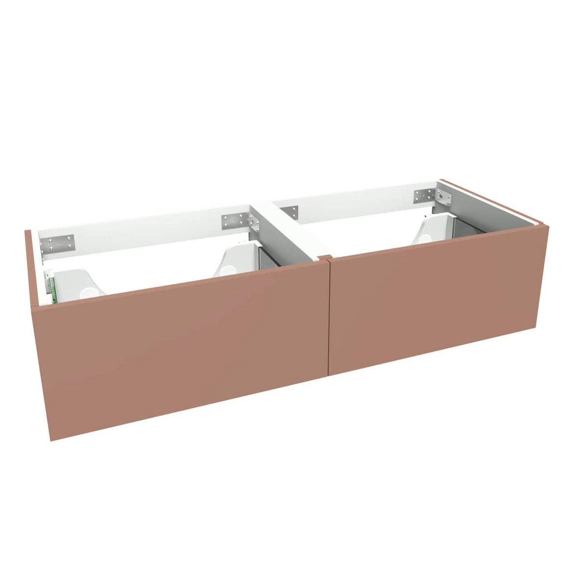 VikingBad Servantskap trend MIE DEMI- Mål: B(120-180)xH46xD29 cm Terracotta / 120cm dobbel VikingBad Servantskap VB-116323