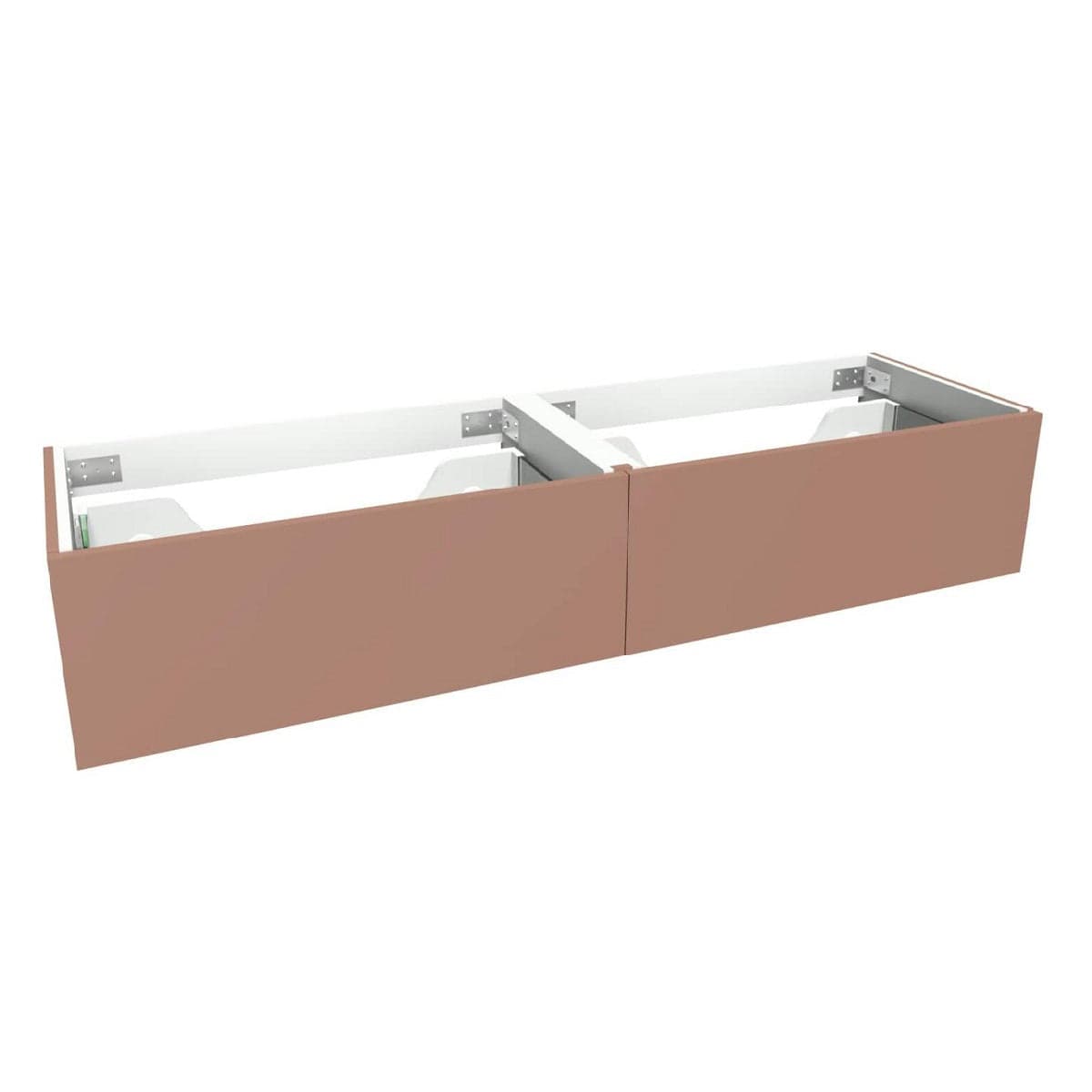 VikingBad Servantskap trend MIE DEMI- Mål: B(120-180)xH46xD29 cm Terracotta / 160cm dobbel VikingBad Servantskap VB-116327