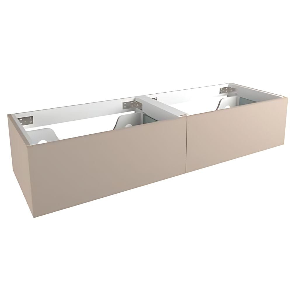 VikingBad Servantskap trend MIE DEMI Mål: B(120-180)xH46xD29 cm Varm beige / 140cm dobbel VikingBad Servantskap VB-116613