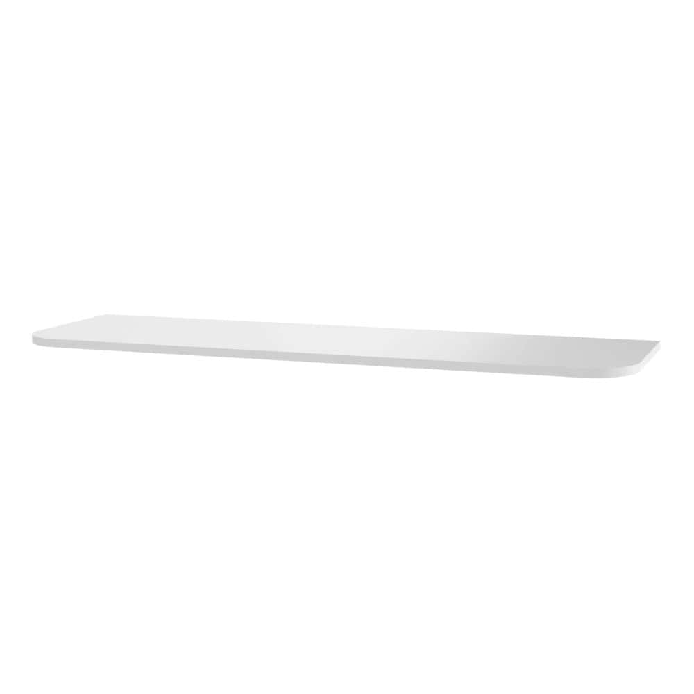 VikingBad Solid Surface Avrundet Benkeplate D46 Hvit matt / 150cm VikingBad Benkeplate bad VB-024275-02
