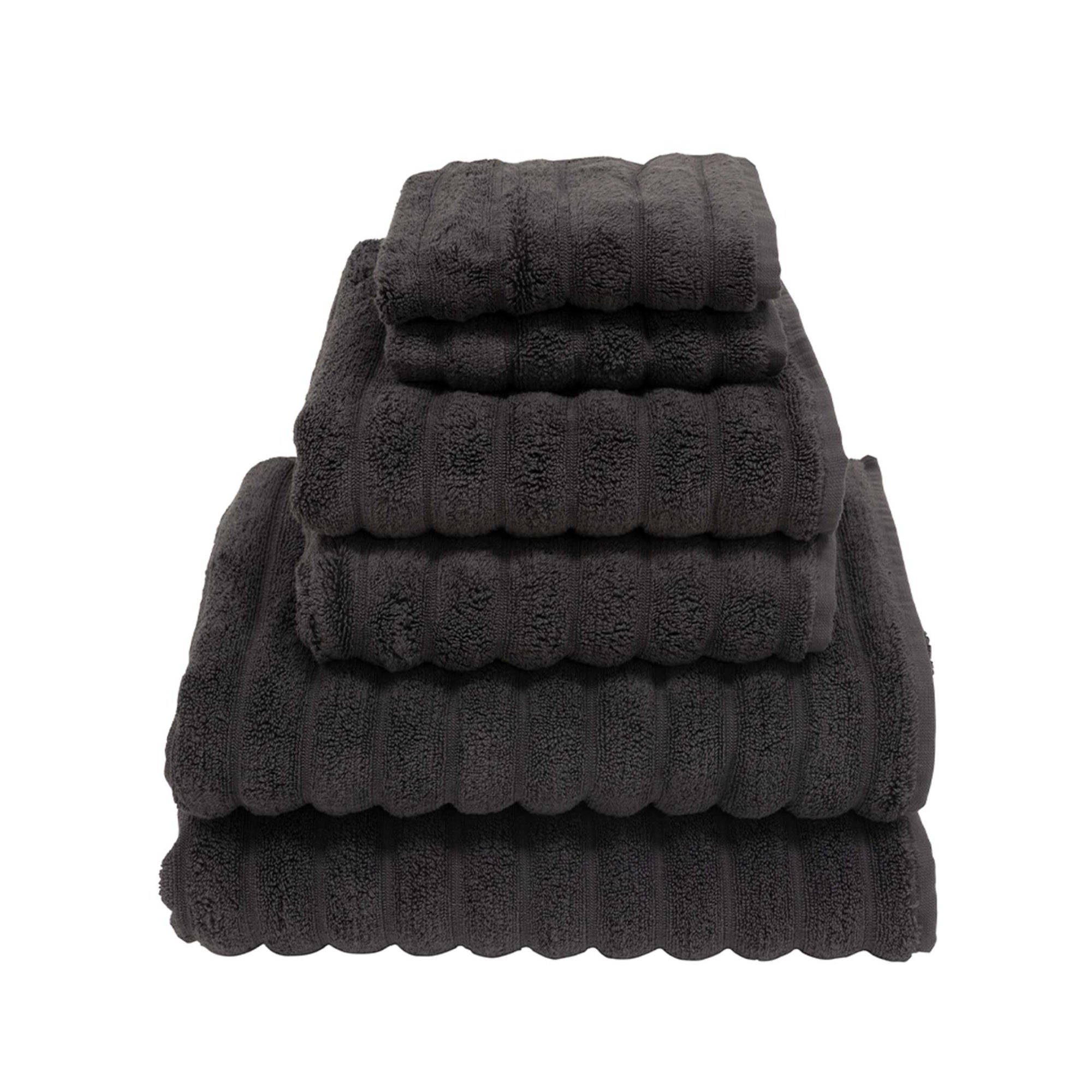 VikingBad Ultramyk Håndhåndkle 50x100cm - 2stk pr pakke Mørk grå VikingBad Håndklær