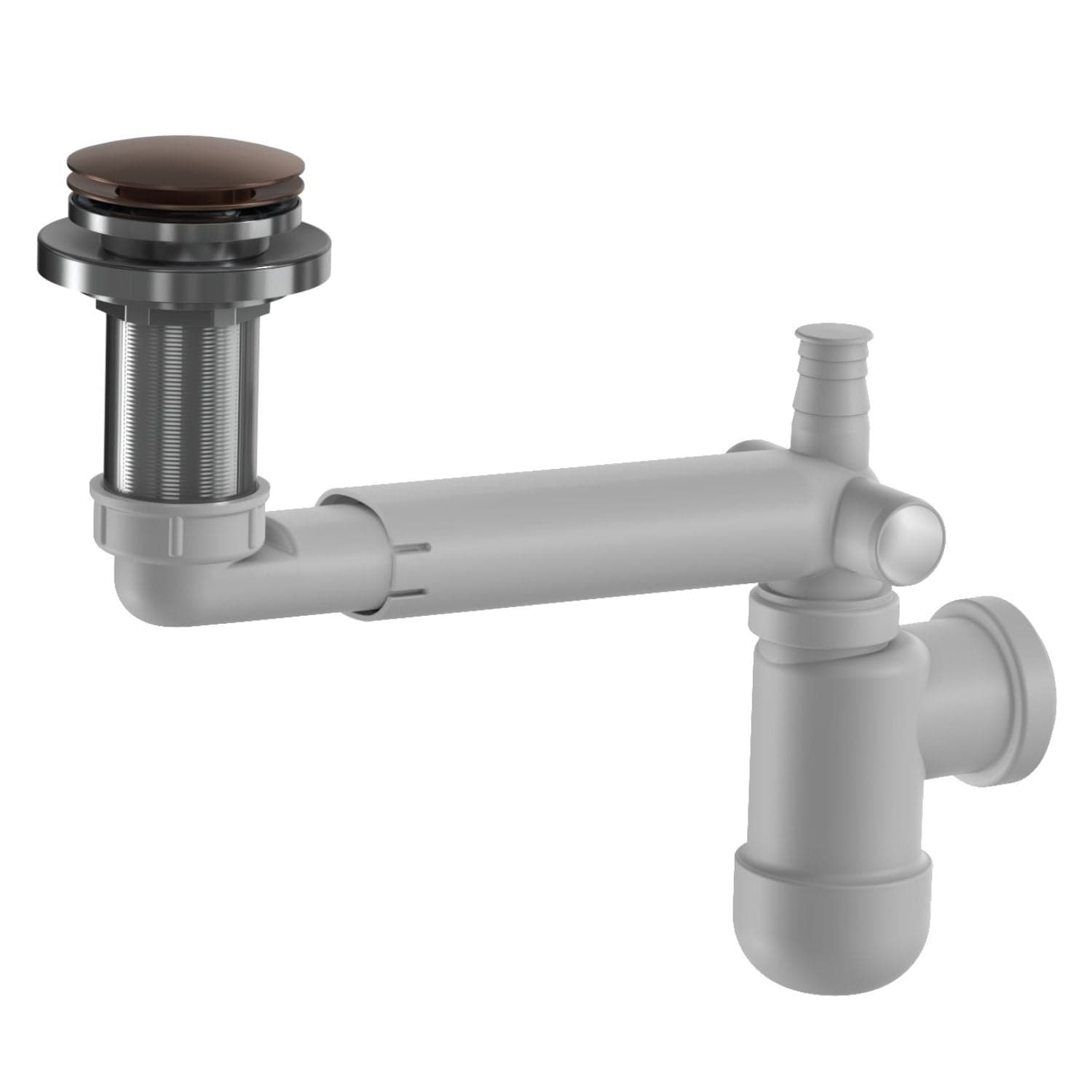 VikingBad Vannlås & Pop-up Ø40/32mm Børstet roségull VikingBad Vannlås VB-117849