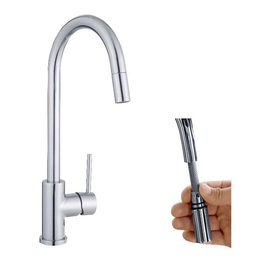 A-Collection Azur V Kjøkkenarmatur - uttrekkbar tut A-collection Kjøkkenarmatur