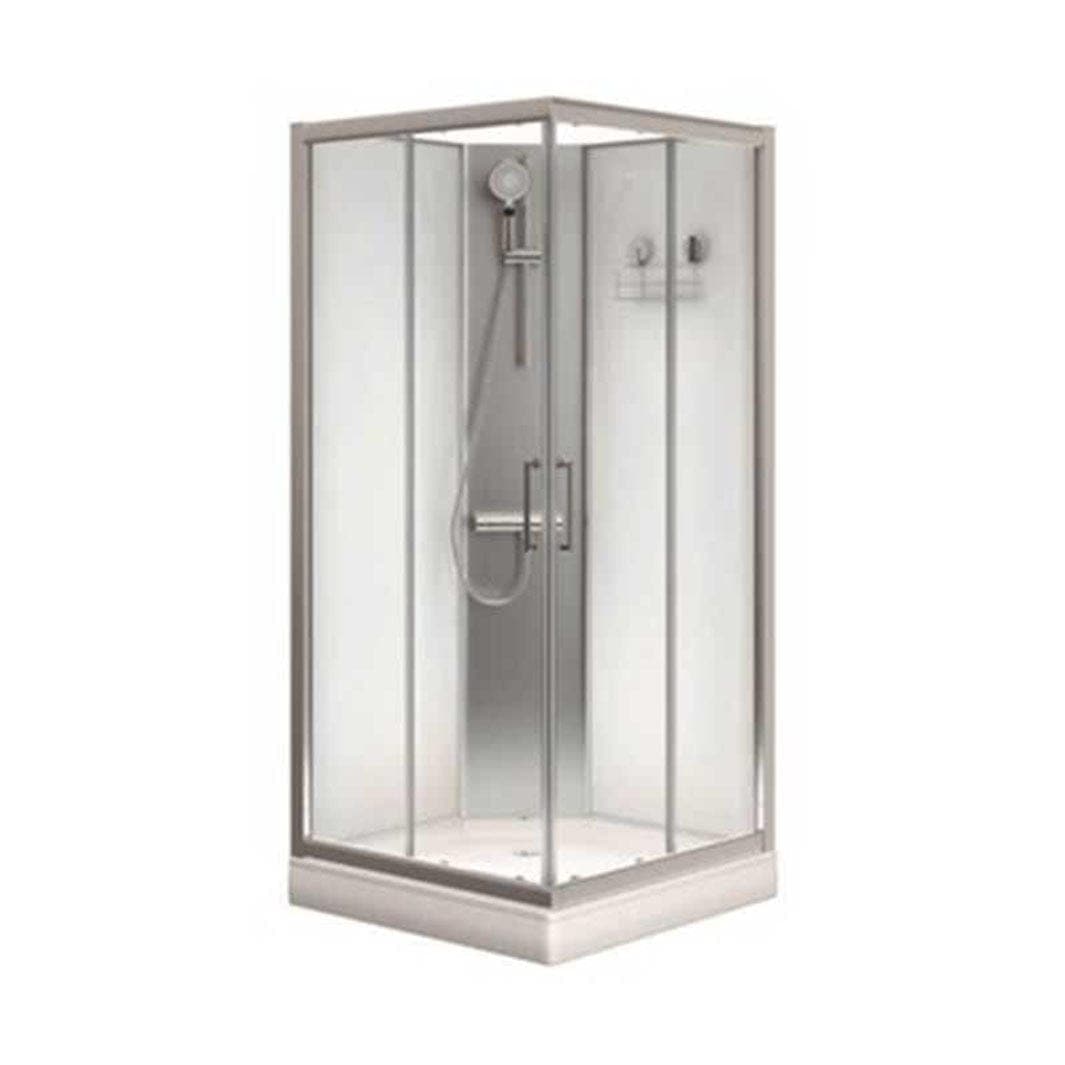 A-Collection Papilio Dusjkabinett Rett 80 Krom / 80x80cm / Klart glass A-collection Dusjkabinett AH-6310979