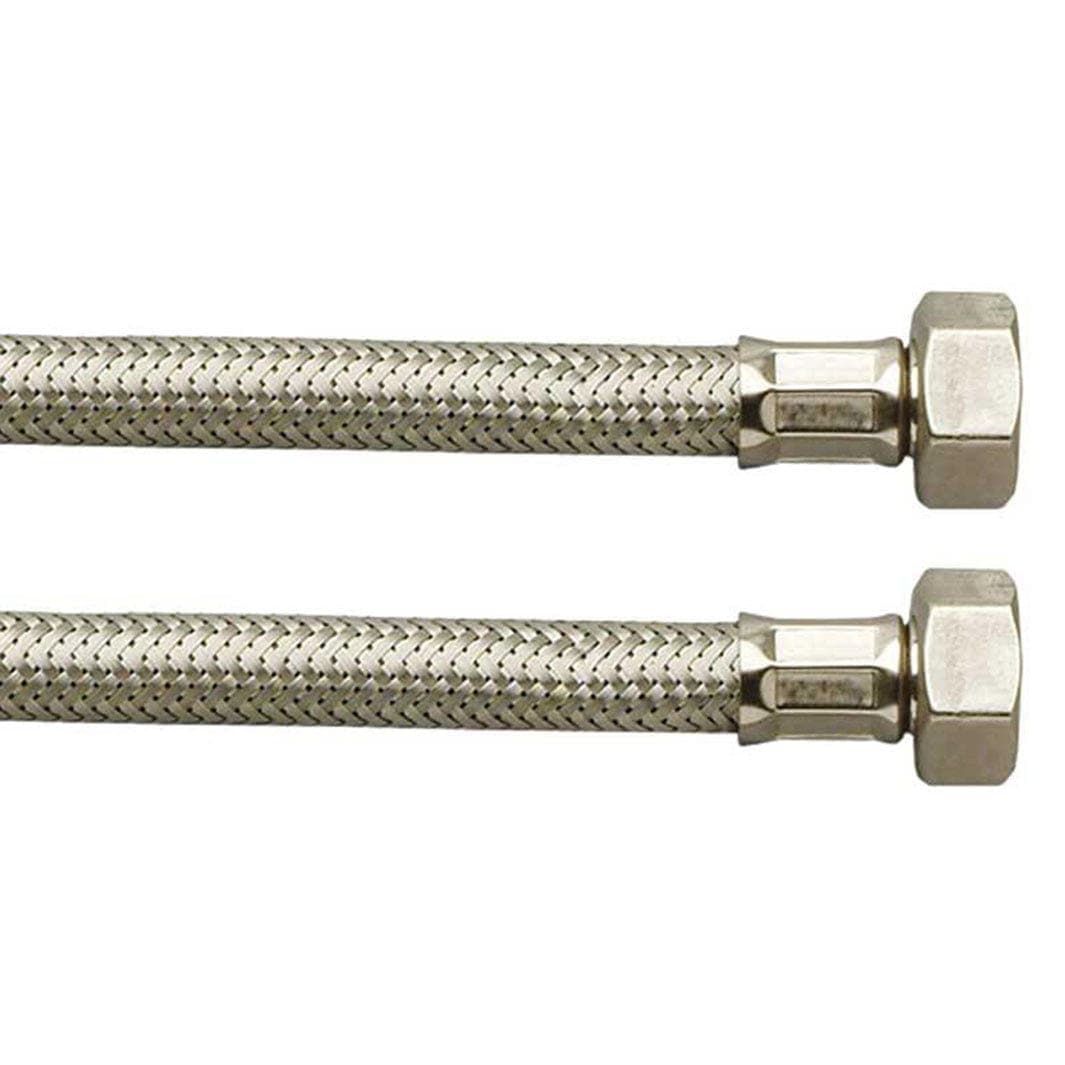 A-Collection Trykkslange TP-SPX Rett-Rett / 20cm / 1/2"x1/2" A-collection Dusjtilbehør AH-9301589