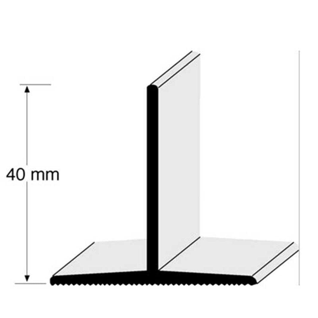 Ahlsell Dusjlist PVC H40mm - universal Grå A-collection Dusjtilbehør AH-308047