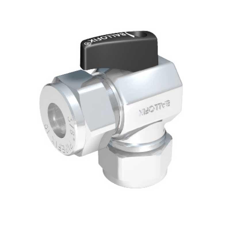 Ballofix Vinkelventil med Grep 10mm Isiflo Kuleventil AH-5607141