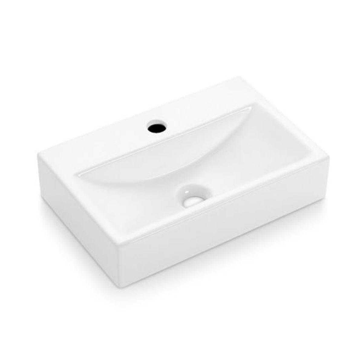 Bathco Paris Porselensservant B45xD30cm Hvit Bathco Liten servant KO-4055