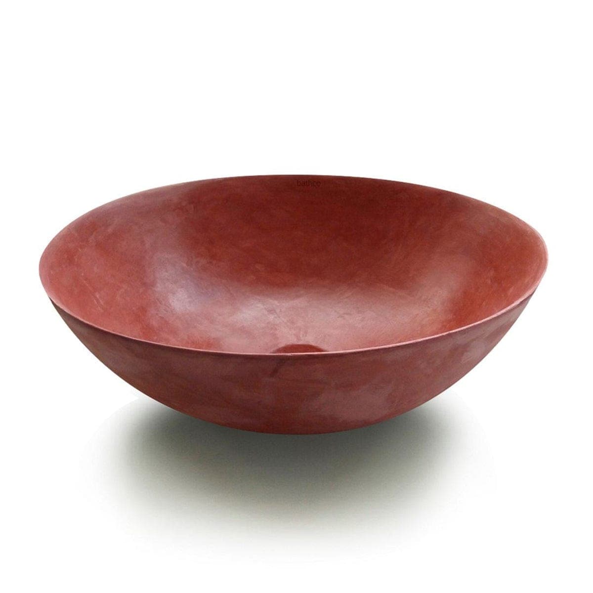 Bathco Sicilia Teja Bolleservant Ø40cm - mikrosement Rød Bathco Bolleservant KO-1501MC