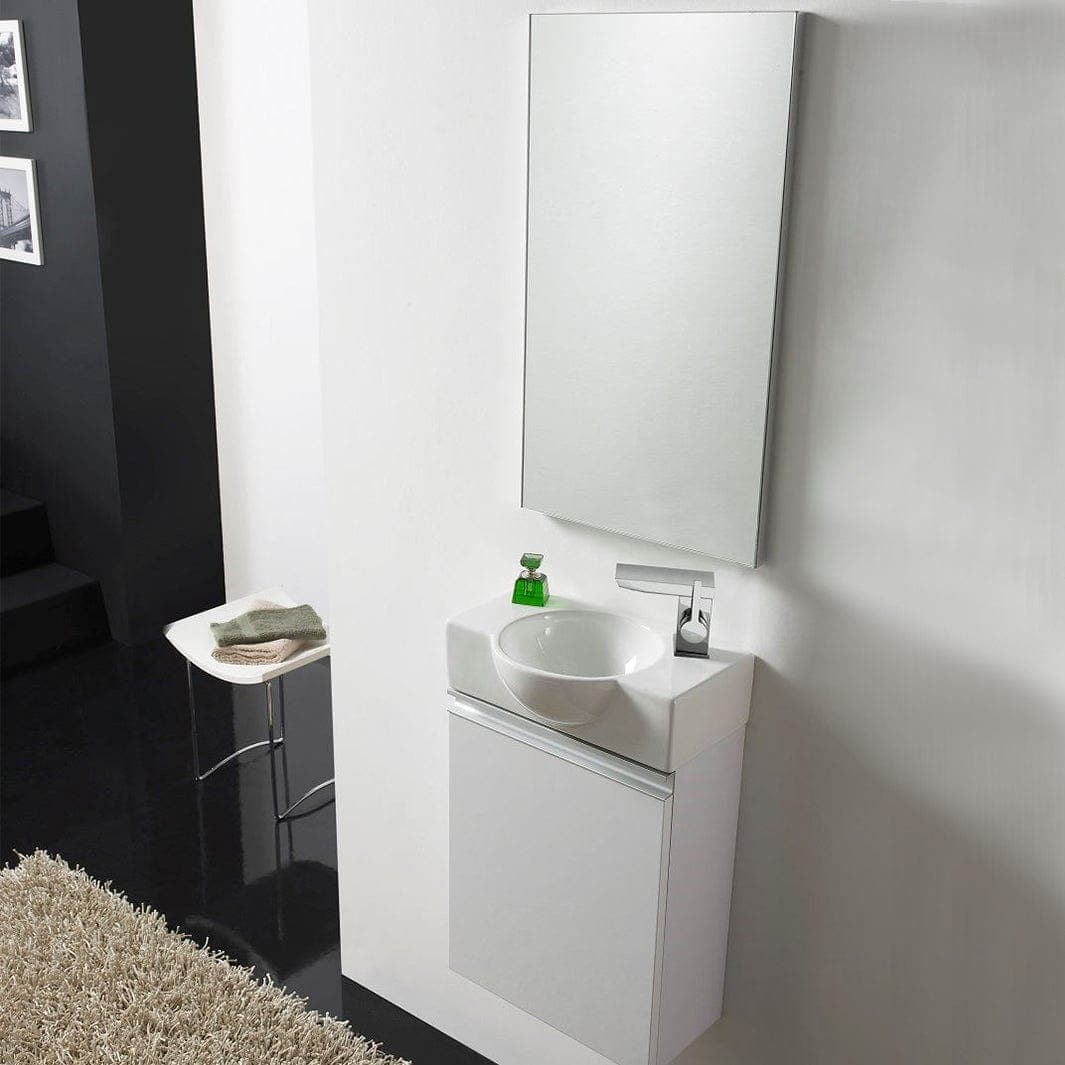 Bathco Venecia Møbelpakke - servantskap, servant og speil Hvit høyglans Bathco Møbelpakke bad KO-10005BL