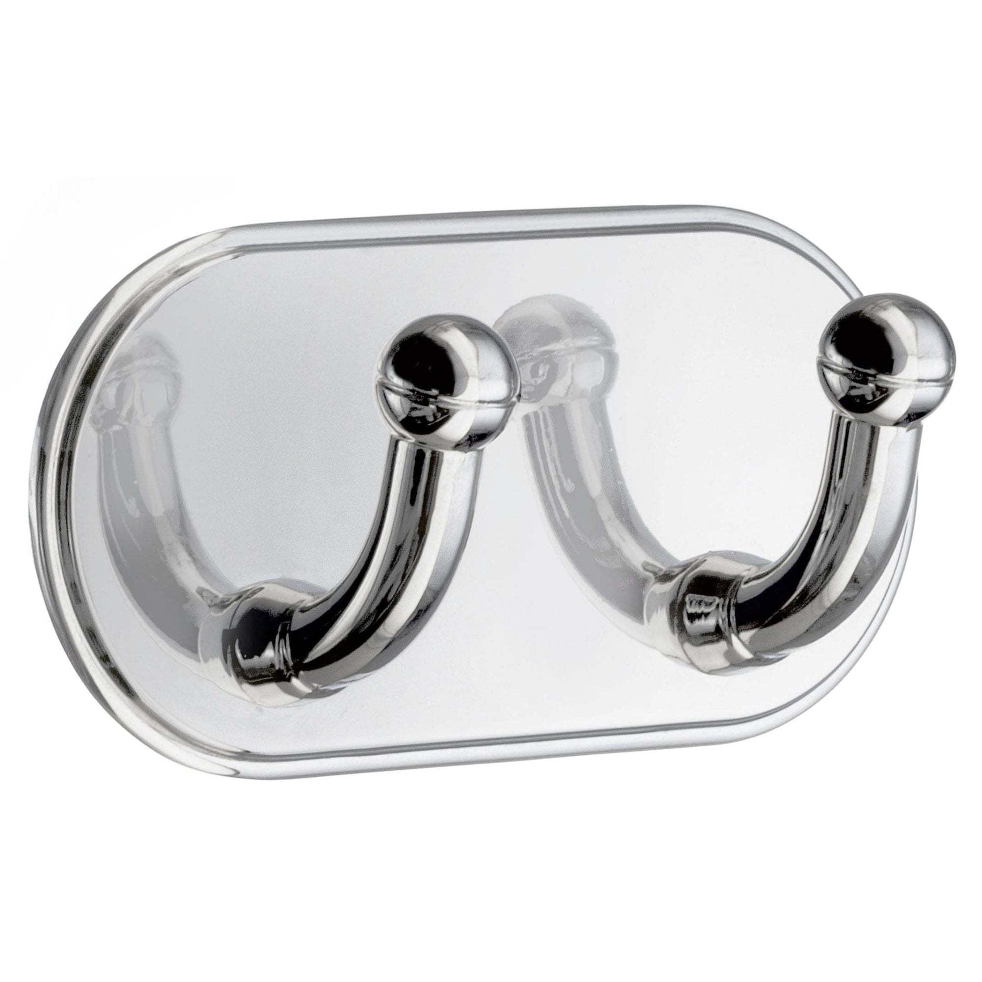 Beslagsboden Dobbel Krok 1121 - selvklebende Krom Beslagsboden Knagger SM-BK1121