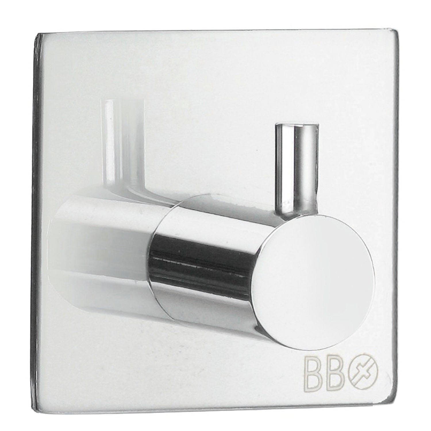 Beslagsboden Enkel Krok 1105 - selvklebende Krom Beslagsboden Knagger SM-BK1105