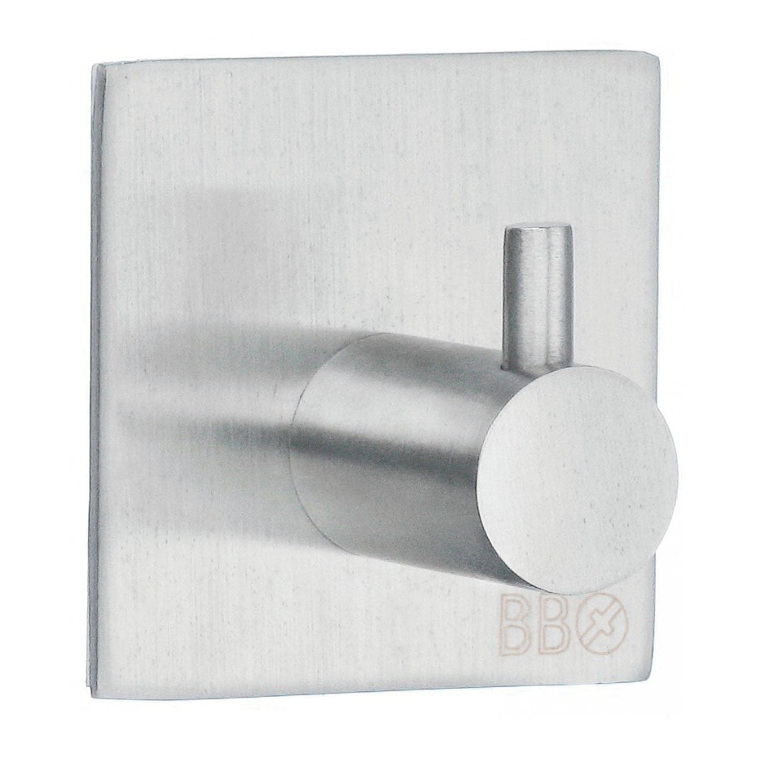 Beslagsboden Enkel Krok 1105 - selvklebende Matt krom Beslagsboden Knagger SM-B1105