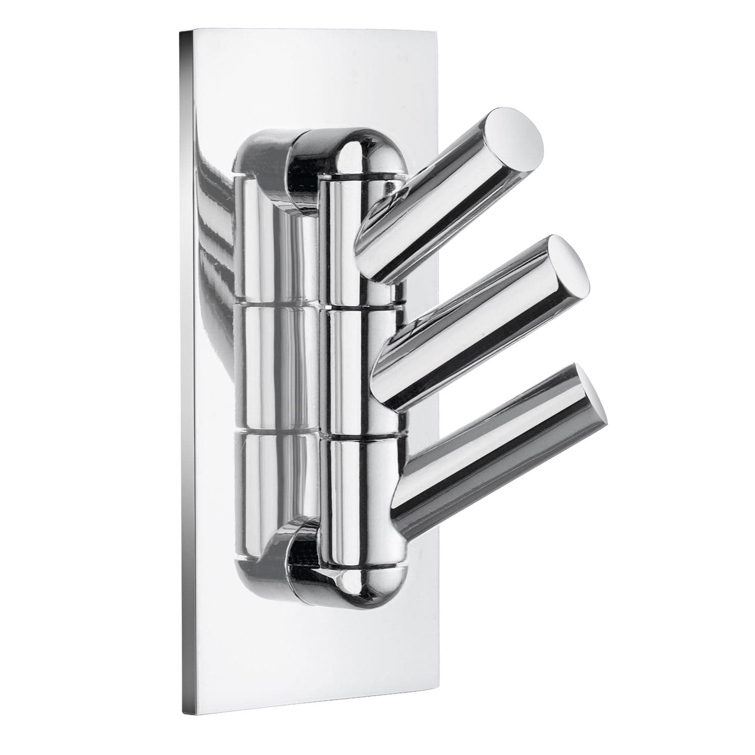Beslagsboden Trippelkrok 1033 - selvklebende Krom Beslagsboden Knagger SM-BK1033