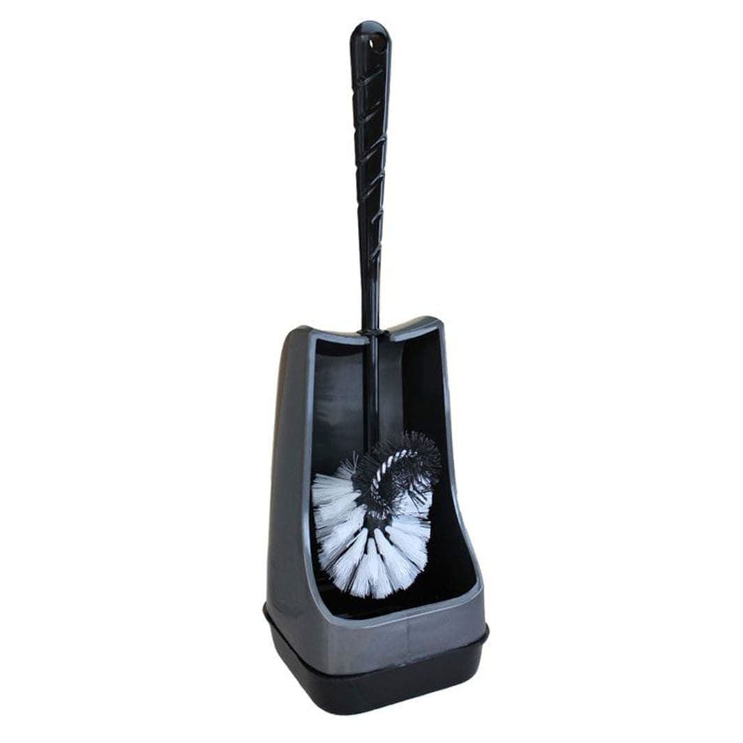 Burstenmann Stand toalettbørste med randbørste Grå Esbada Toalettrullholder CO-L202308