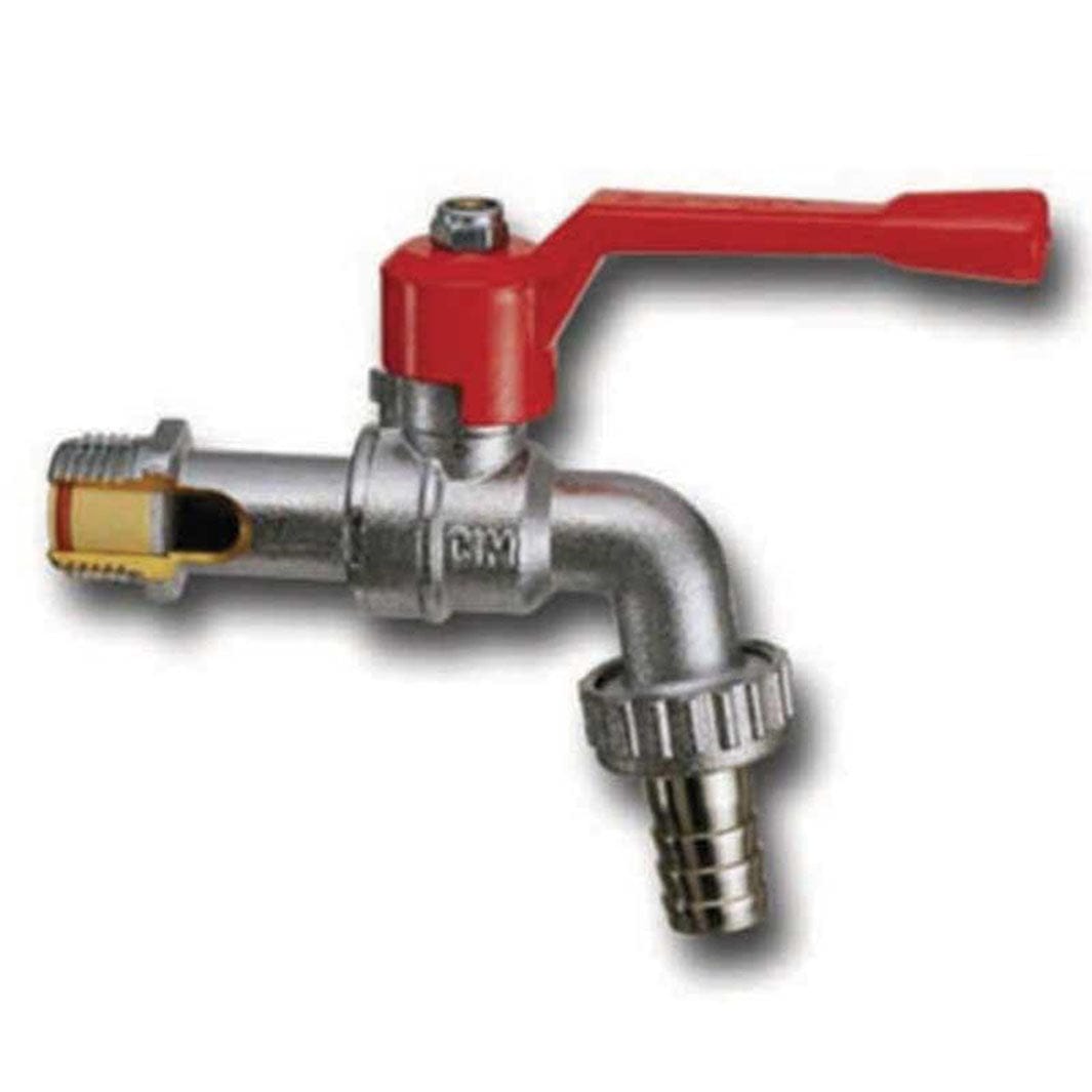 Cim 34 NR Kuletappekran med Spak 1/2" Cimberio Tappekran AH-5663223