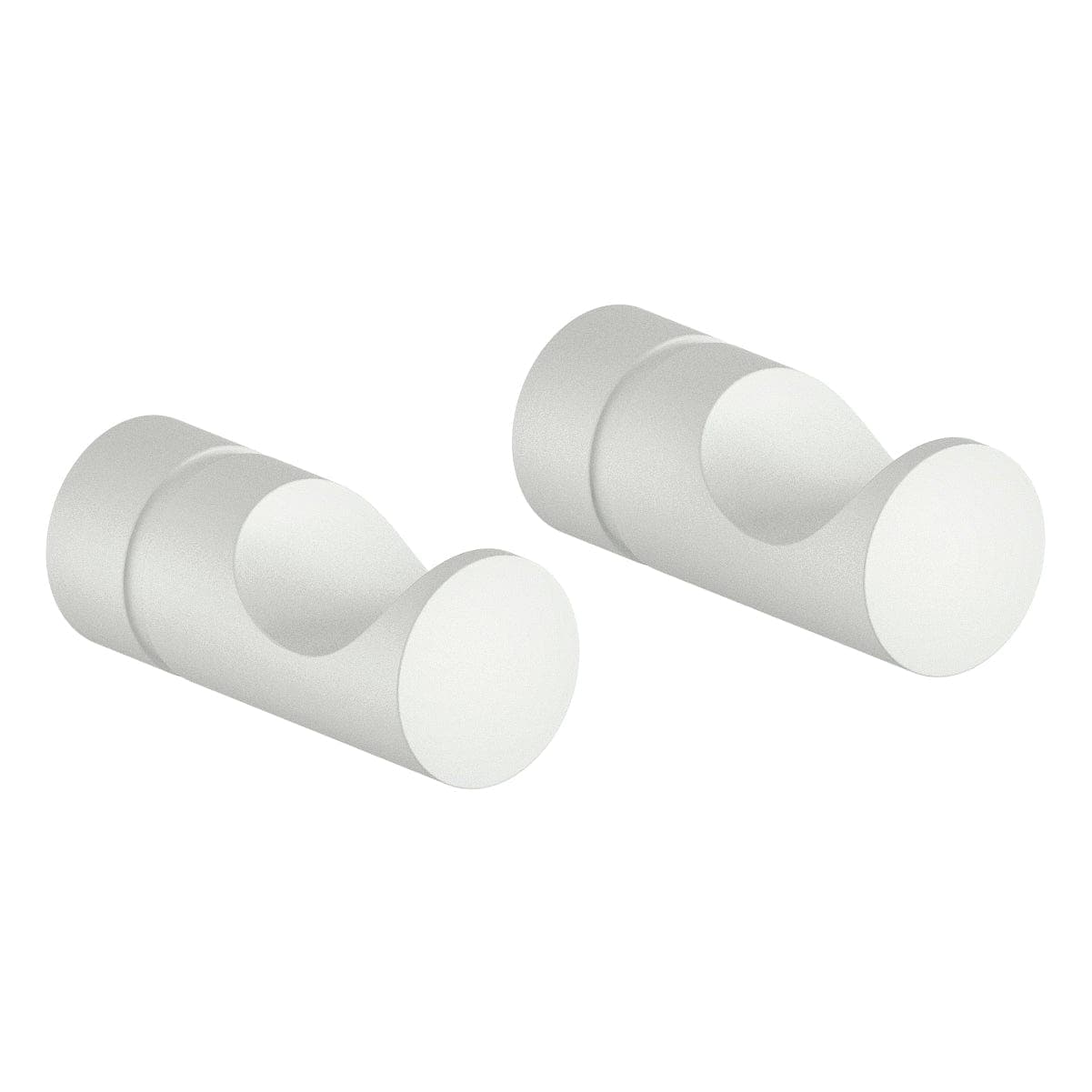 Damixa Silhouet Håndklekroker 2 stk Hvit matt Damixa Knagger KO-4830621