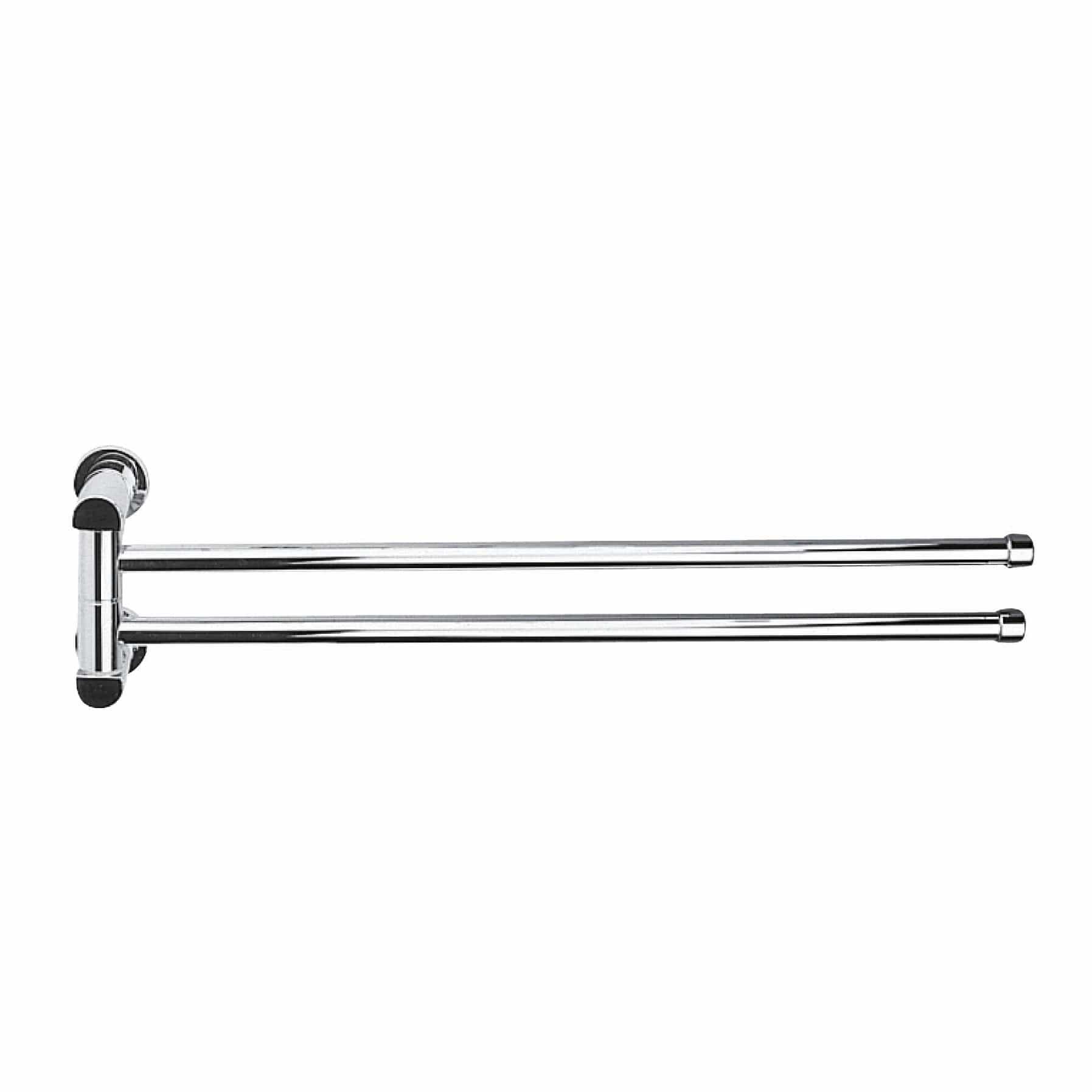 Damixa Silhouet Håndklestang dobbel svingbar 480mm, Krom Krom Damixa Håndklestang KO-4832200