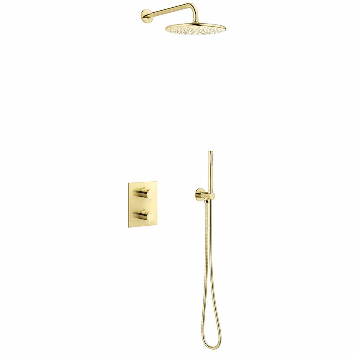 Damixa Silhouet Takdusj Innbygging - komplett Damixa Blandebatteri innbygging