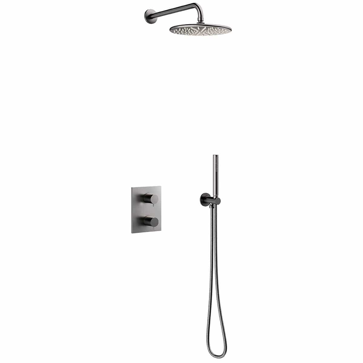 Damixa Silhouet Takdusj Innbygging - komplett Damixa Blandebatteri innbygging