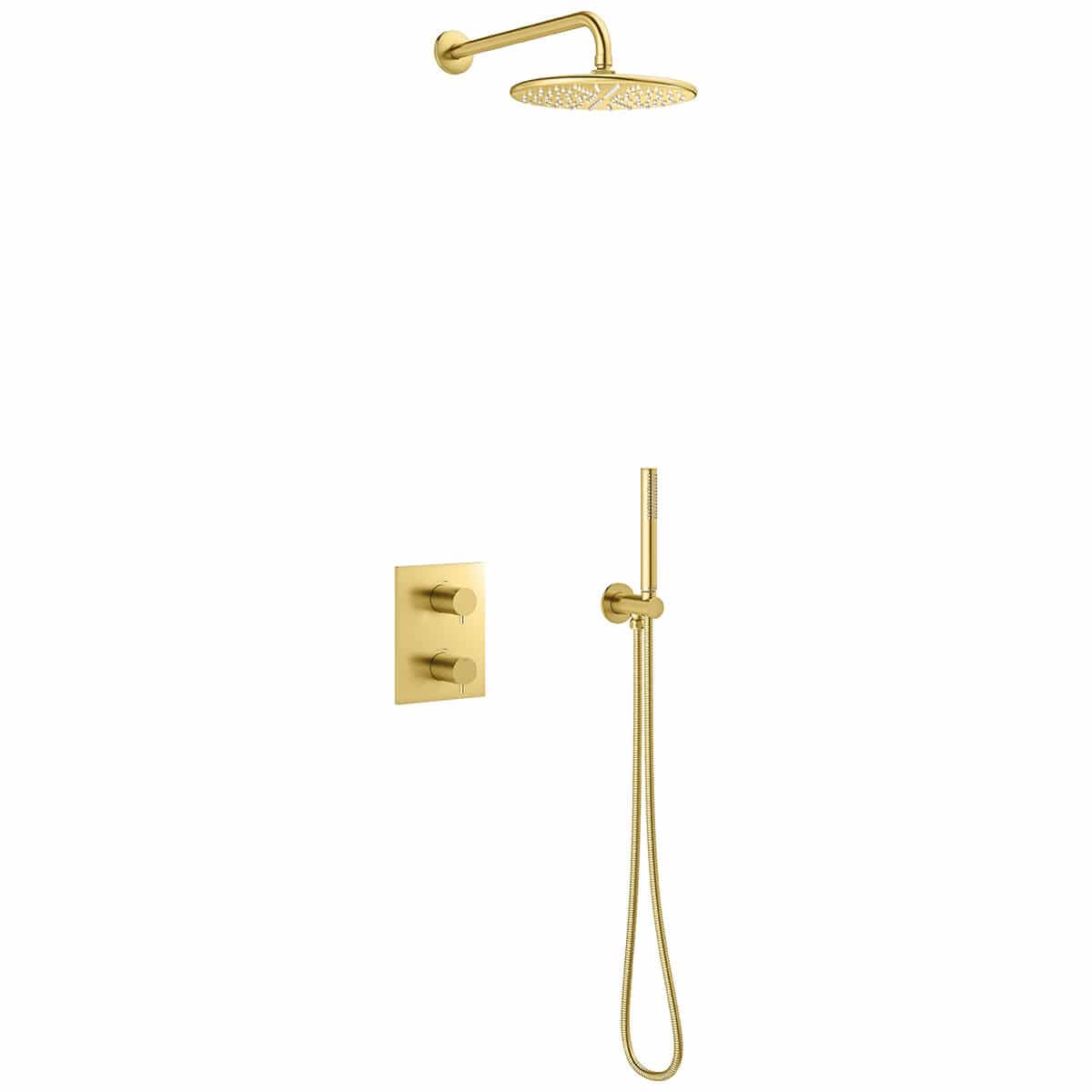 Damixa Silhouet Takdusj Innbygging - komplett Damixa Blandebatteri innbygging