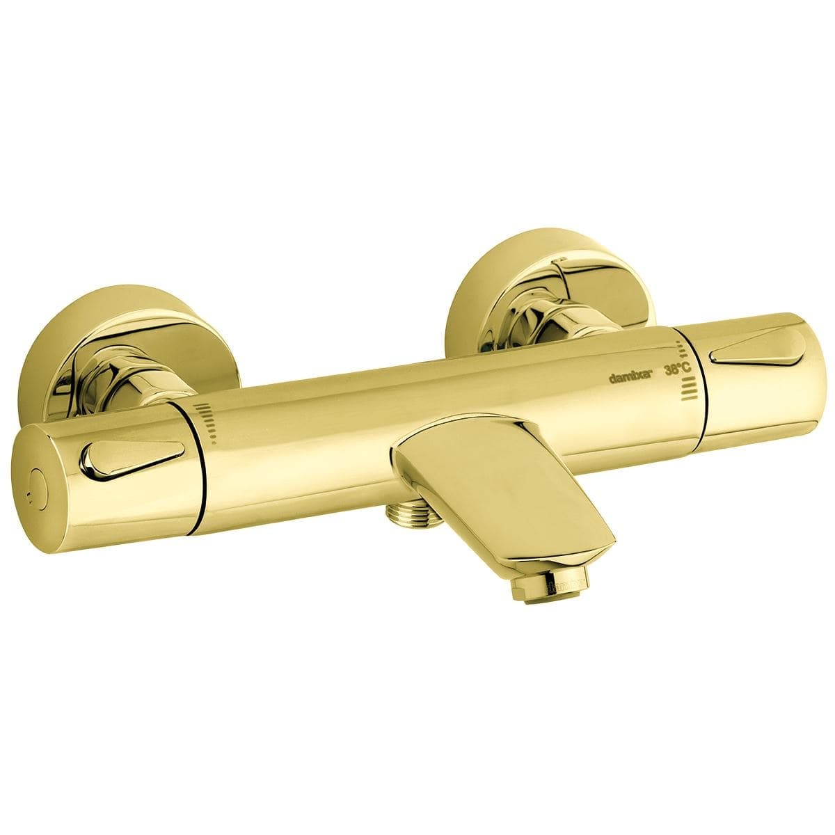 Damixa Silhouet termostatkran badekar Messing Damixa Badekararmatur KO-7450077