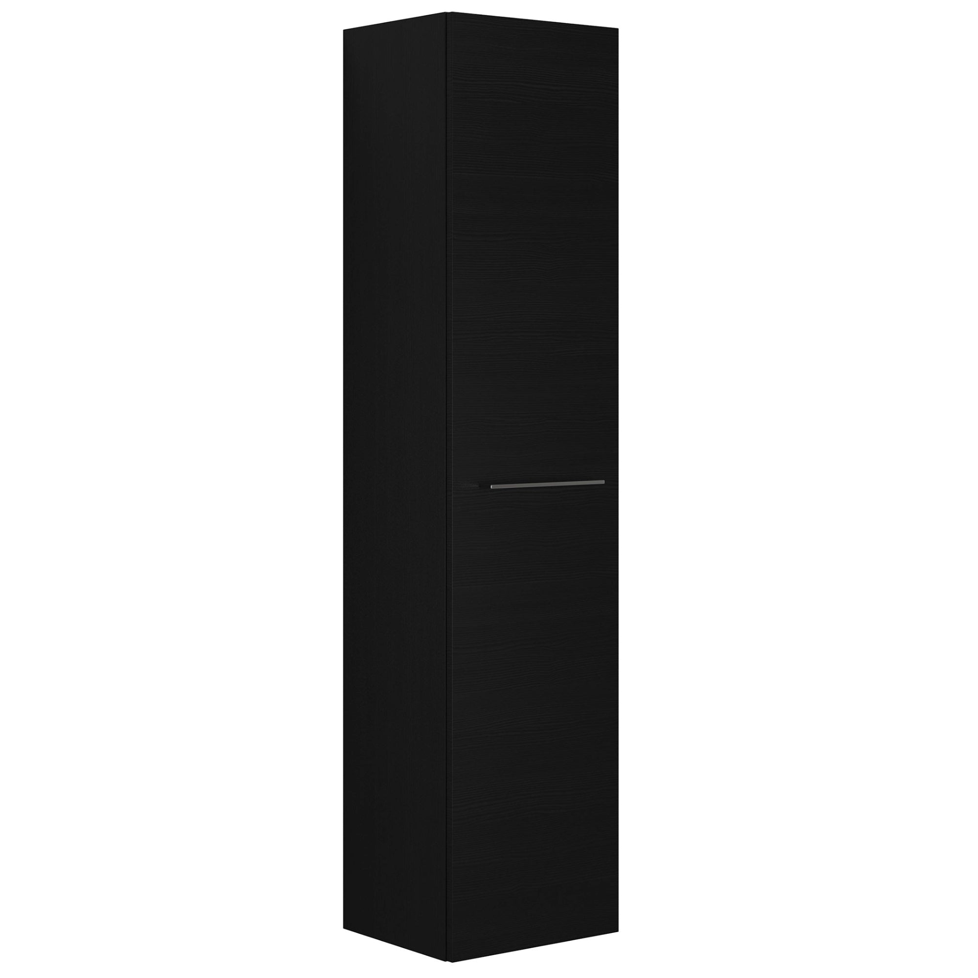 Dansani Mido+ Høyskap 1 dør B30-40xD35xH172,8cm Svart struktur / 40cm / Høyre Dansani Høyskap bad DA-P20-1129