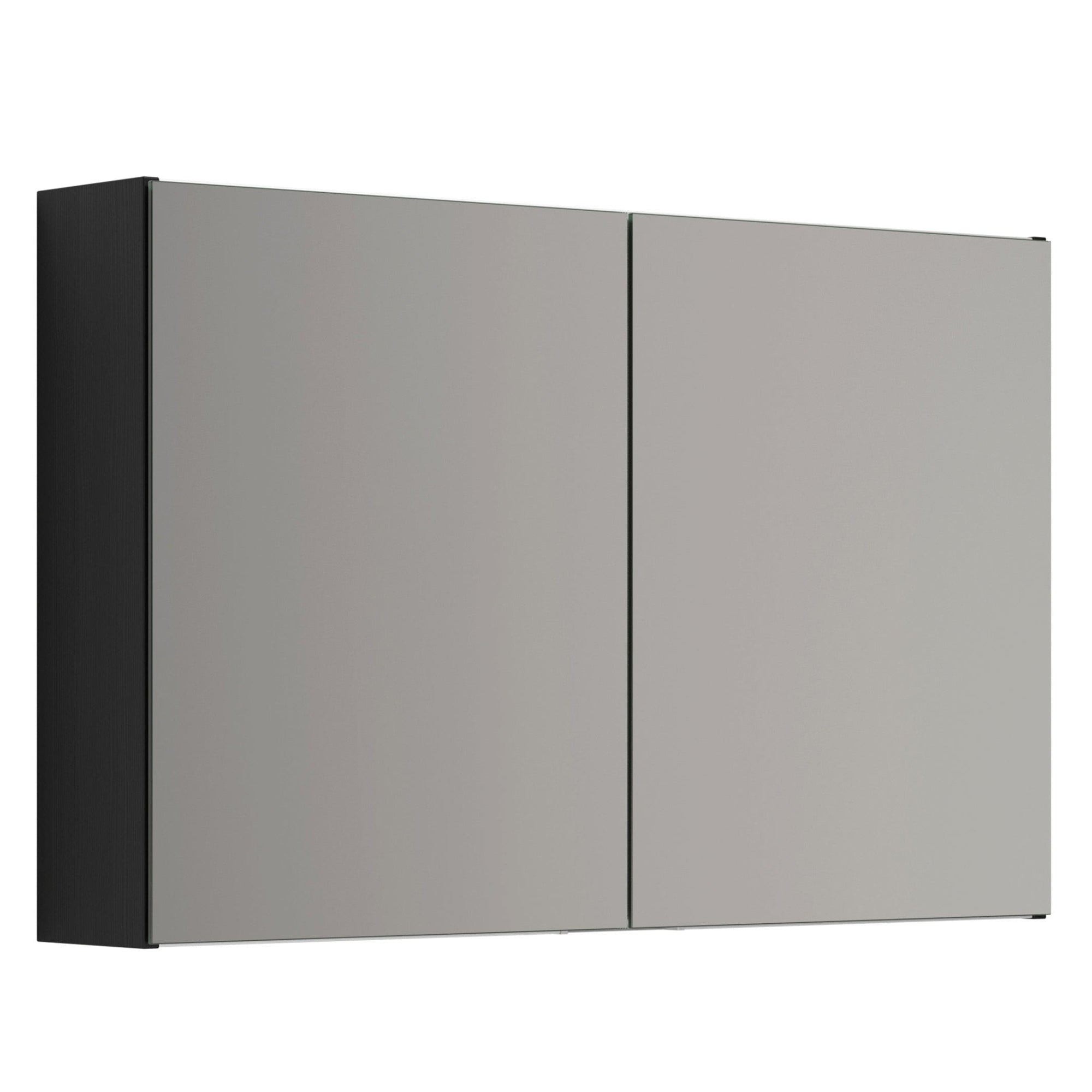 Dansani Mido+ Select Speilskap uten lamper B50-120xH64cm Svart struktur / 100cm Dansani Speilskap DA-S670-129