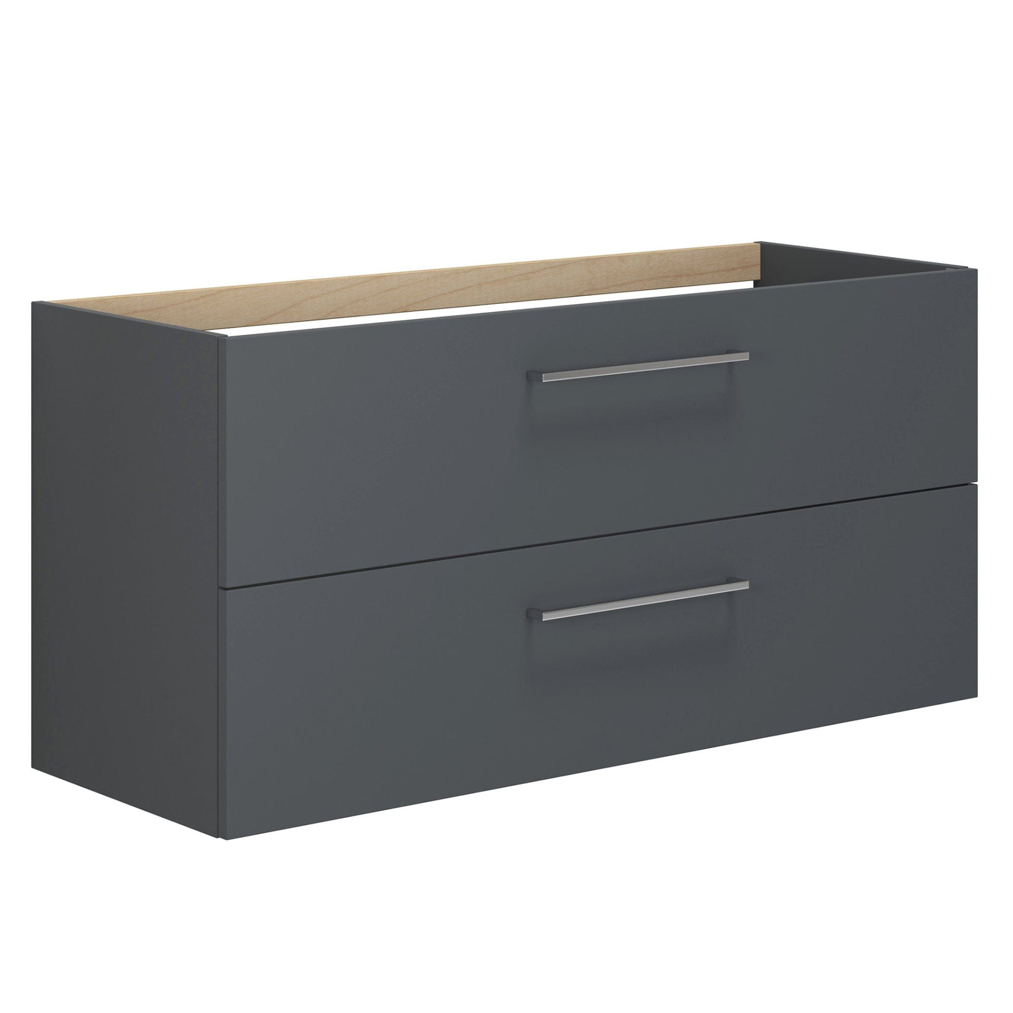 Dansani Mido+ Servantskap 2 Skuffer B60-120xD44cm uten servant Grå matt / 120cm dobbel Dansani Servantskap DA-P13-1003