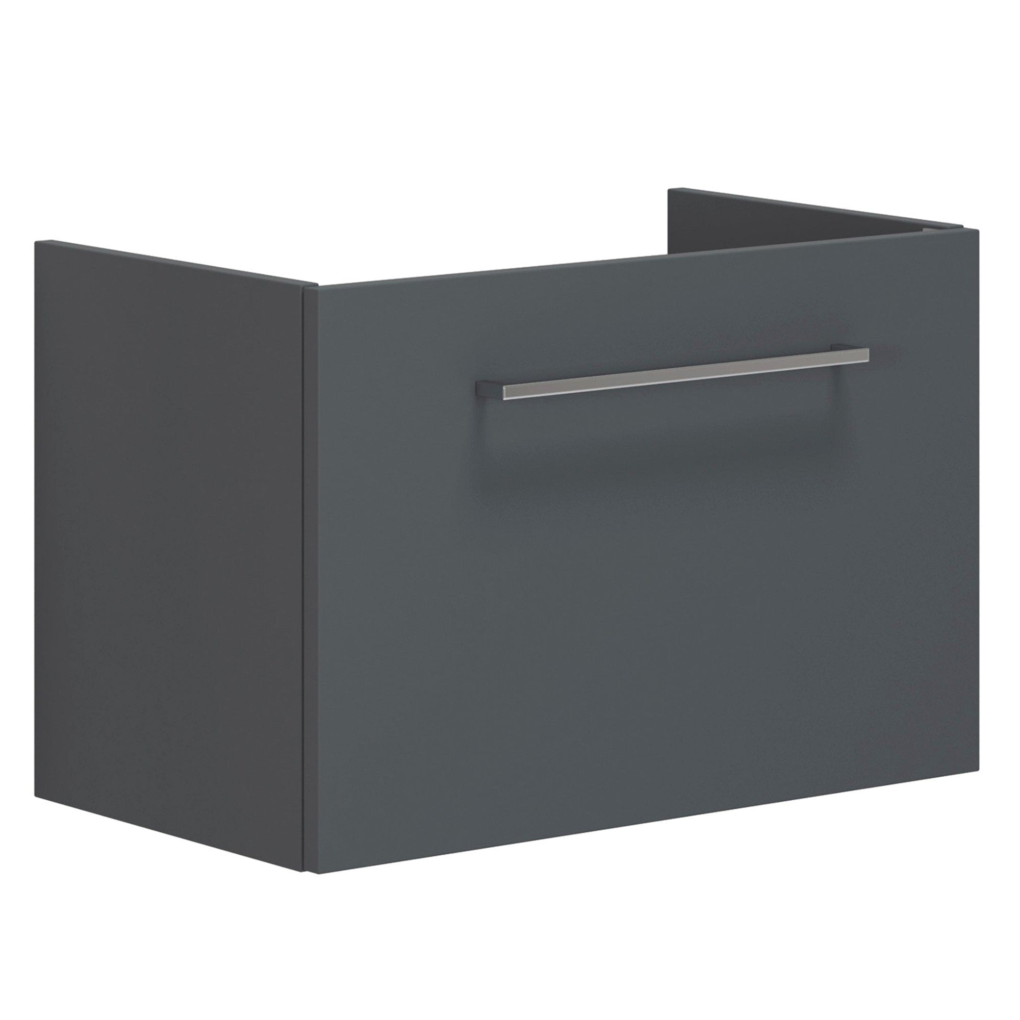 Dansani Mido+ Slim Servantskap 1 Skuff B50-80xD35cm uten servant Grå matt / 60cm Dansani Servantskap DA-P22-1003