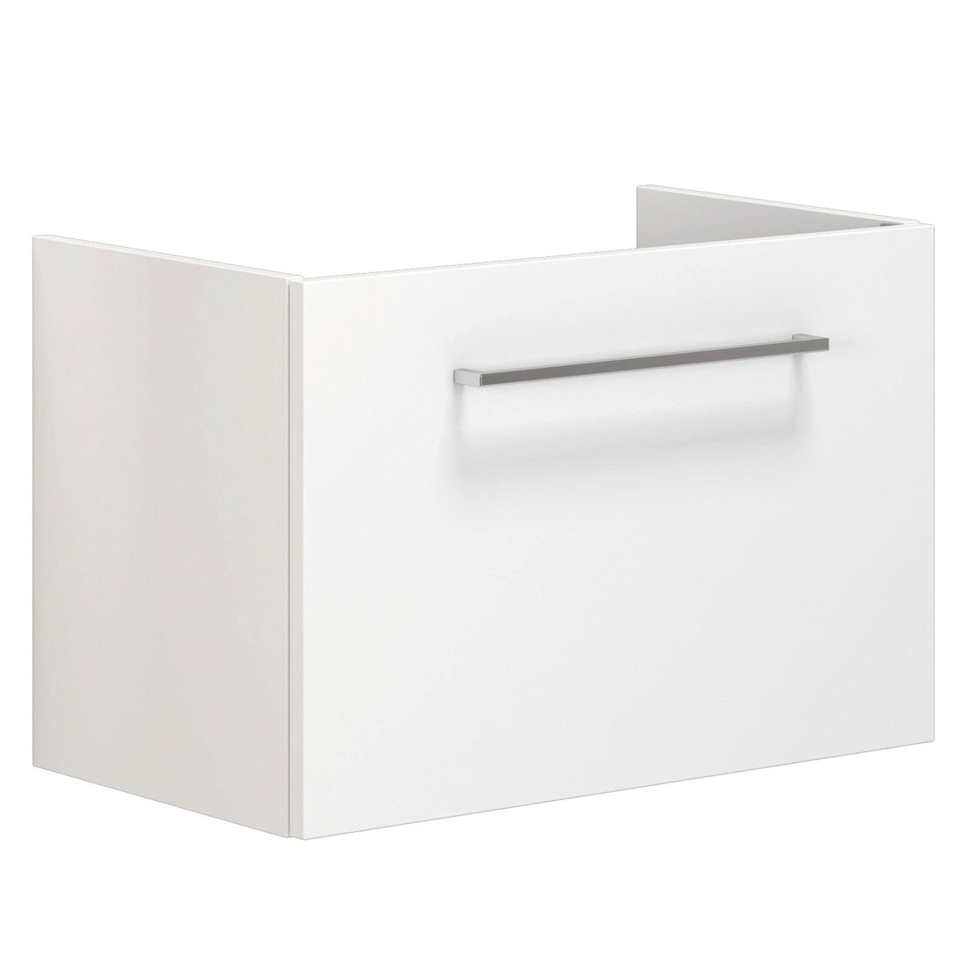 Dansani Mido+ Slim Servantskap 1 Skuff B50-80xD35cm uten servant Hvit høyglans / 60cm Dansani Servantskap DA-P22-1012